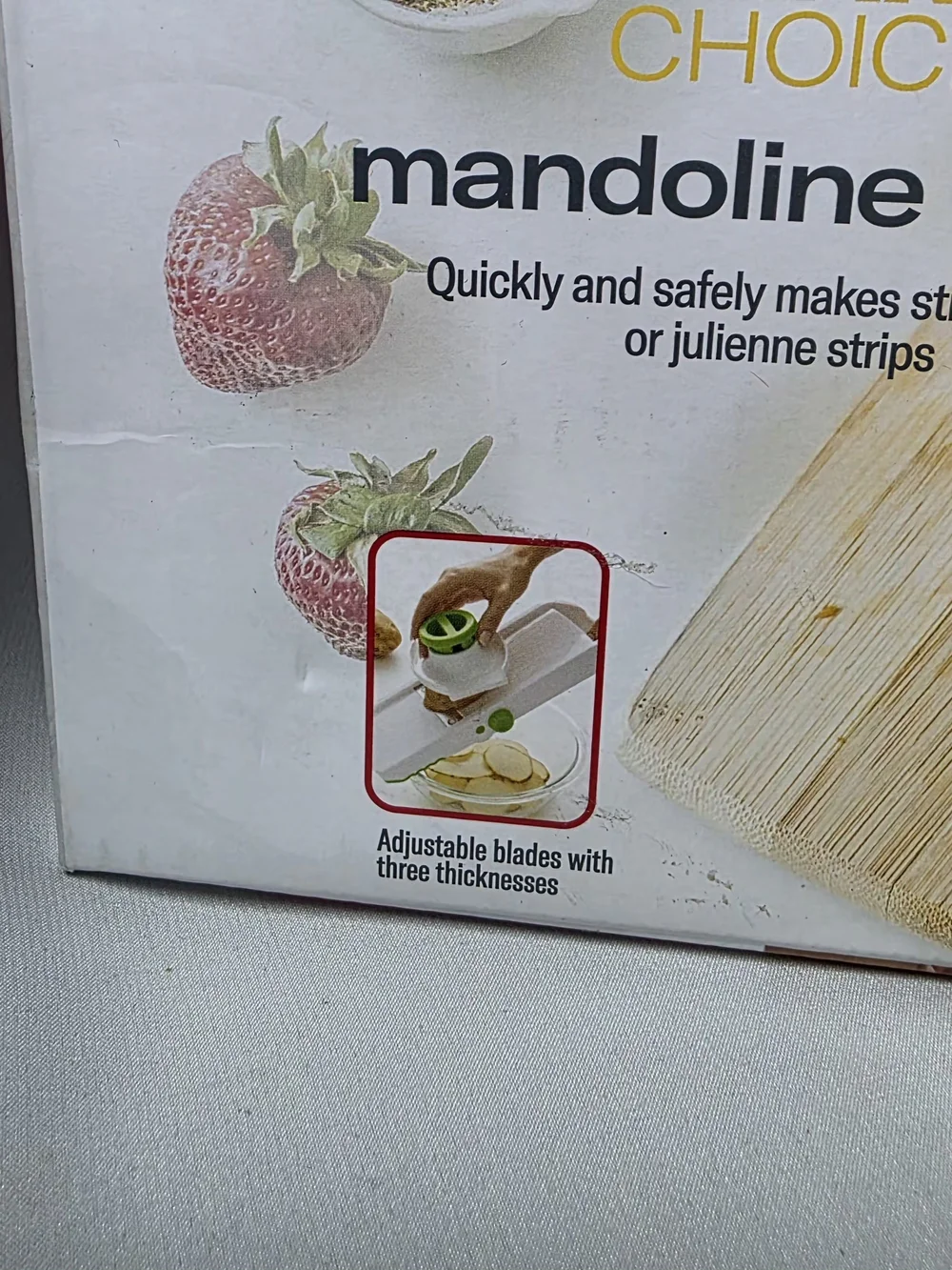 Choices Mandoline Slicer White & Green